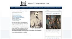 Desktop Screenshot of kycivilwarroundtable.org