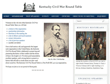 Tablet Screenshot of kycivilwarroundtable.org